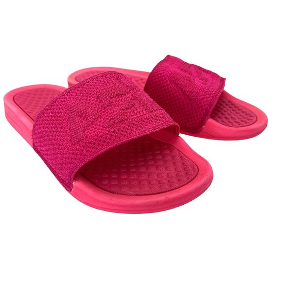 APL Shoes - APL Big Logo Techloom Slide Sandals Pink Athletic Propulsion Labs Women 8